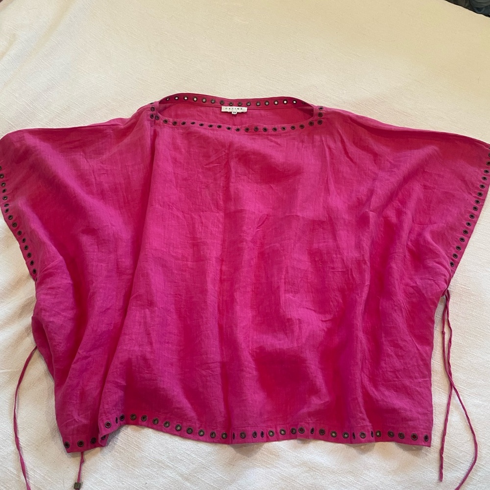 CELINE SS 2003 Linen Caftan Top